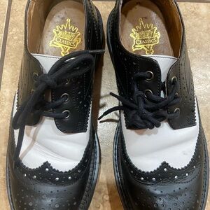 Men’s John Fluevog Classics Black and White Men's Oxfords/Creepers 10.5